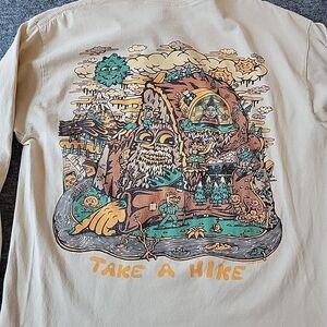 Adventure Graphic Long Sleeve Tee - Cream